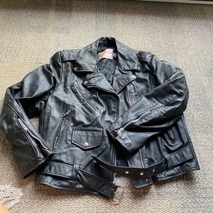 Excelled Leather Vintage Jacket Retro